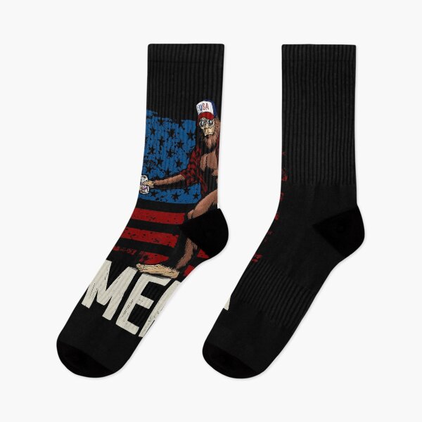 Item preview, 'Merica Funny Redneck Yeti Bigfoot Sasquatch designed and sold by Pop-Cult-Tees.