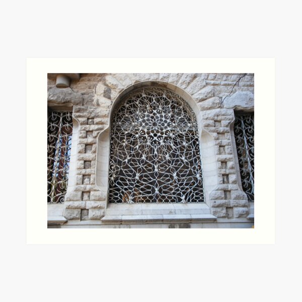 Through the window Art Print