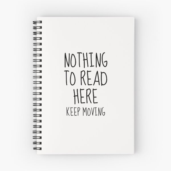 Item preview, Nothing to Read Introvert Awkward Relax Cute Funny Sarcastic Happy Fun Inspirational Gift designed and sold by EpsilonEridani.