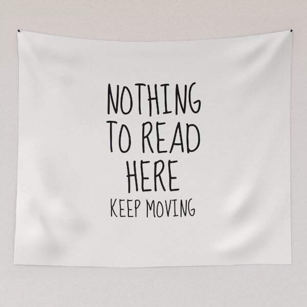 Item preview, Nothing to Read Introvert Awkward Relax Cute Funny Sarcastic Happy Fun Inspirational Gift designed and sold by EpsilonEridani.