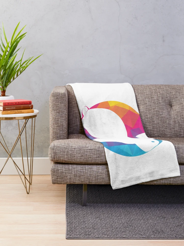 Thumbnail 2 of 6, Throw Blanket, Colorful Rabbit designed and sold by Simon Dast.