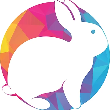 Artwork thumbnail, Colorful Rabbit by Simon Dast