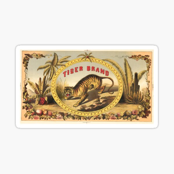 TIger Brand Sticker