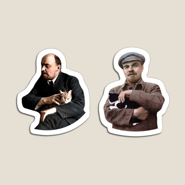 Item preview, Lenin Mit Katzen designed and sold by RadicalPrintsByCas.