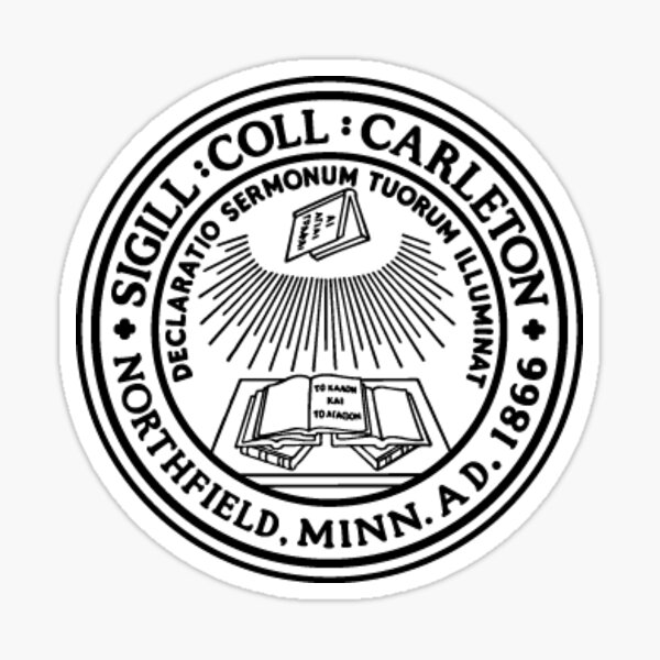 Item preview, Carleton College Sticker  designed and sold by AllieClipper.