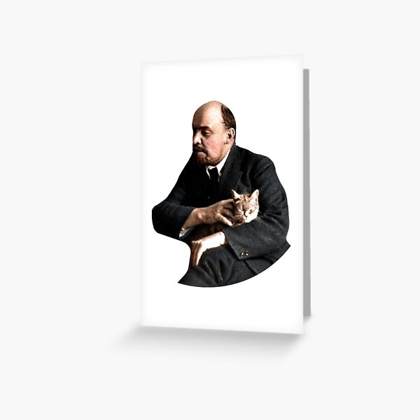 Item preview, Lenin und eine Tabbykatze designed and sold by KulakPosting.