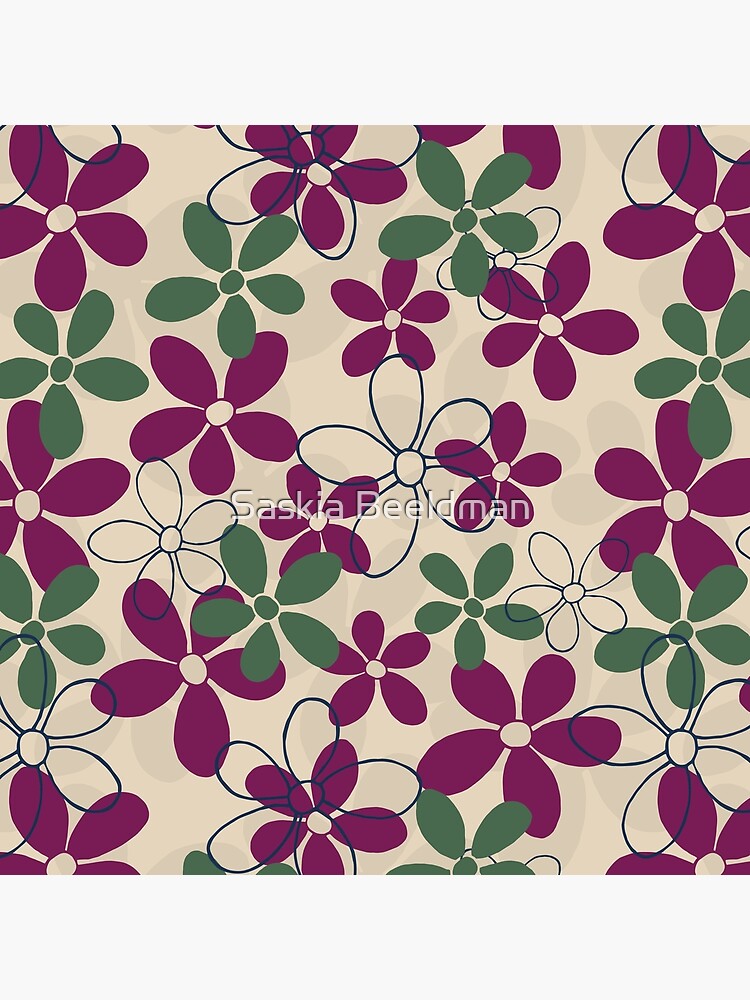 Floret Collection Floral Seamless Surface Pattern by SaskiaDesign
