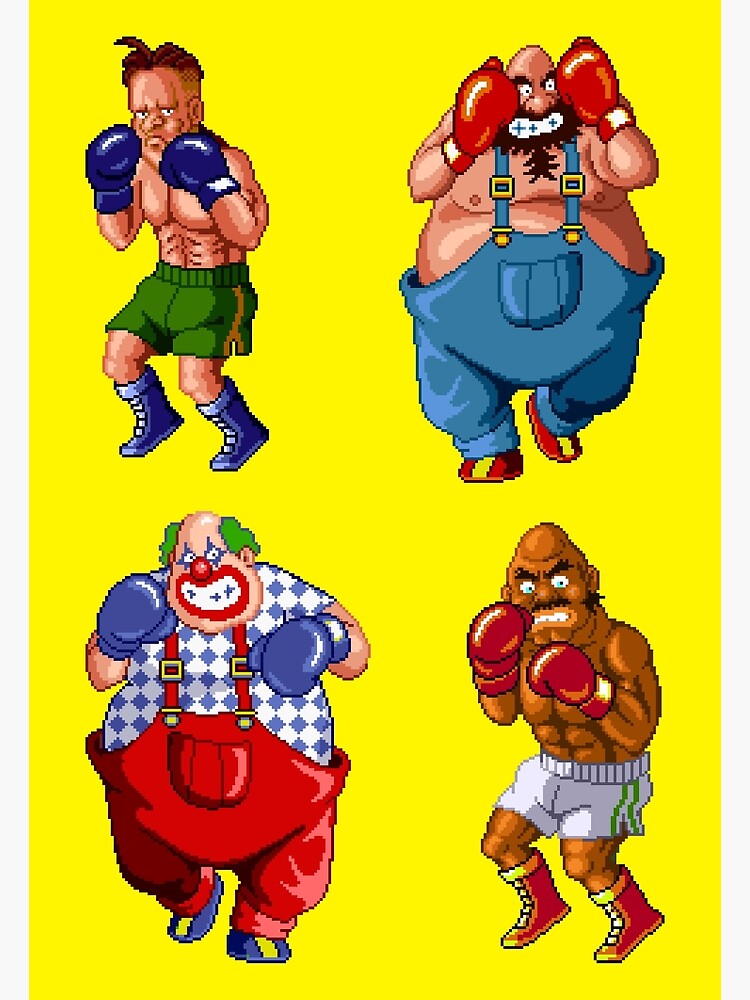 "Super PunchOut!! enemies Y4ASPO" Poster by geekeeg Redbubble