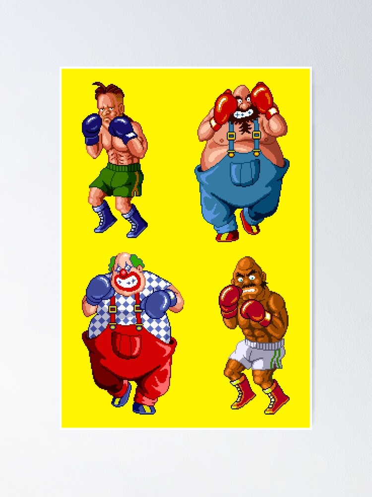 "Super PunchOut!! enemies Y4ASPO" Poster by geekeeg Redbubble