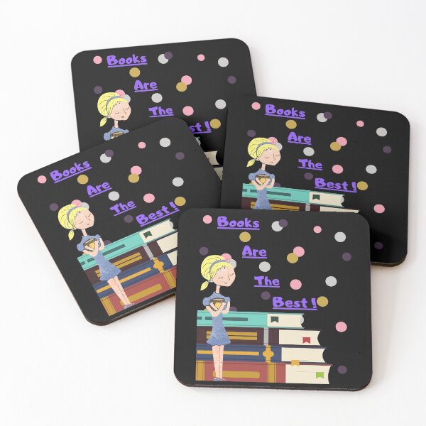 Item preview, Books are the Best (girl in blue) designed and sold by aboutthetshirt.