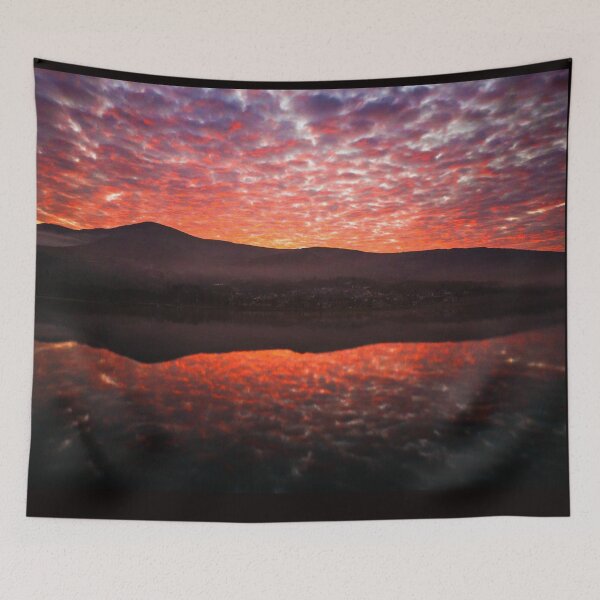 Item preview, Sunset over Llanberis and Padarn Lake designed and sold by DafyddEm.
