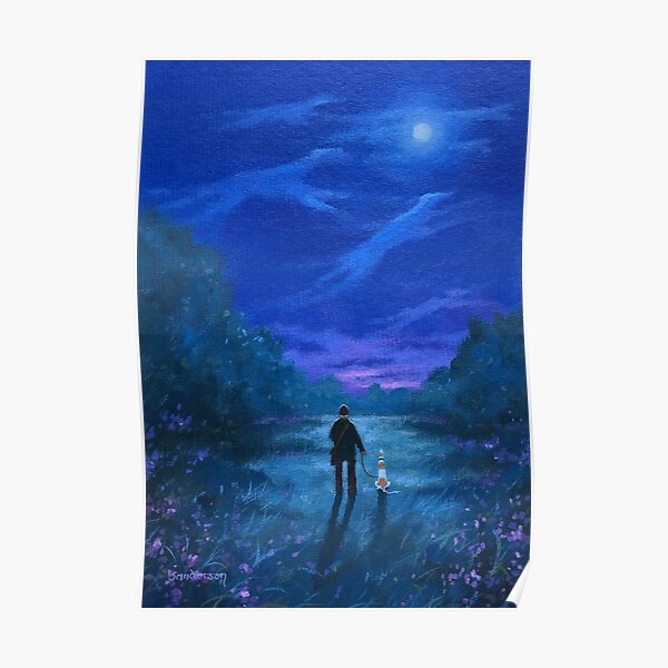Magical moonlight Poster