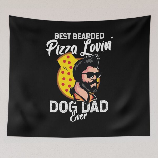 Item preview, Best Bearded Pizza Loving Dog Dad Ever - Father's Food Day designed and sold by Dressed For  Duty.