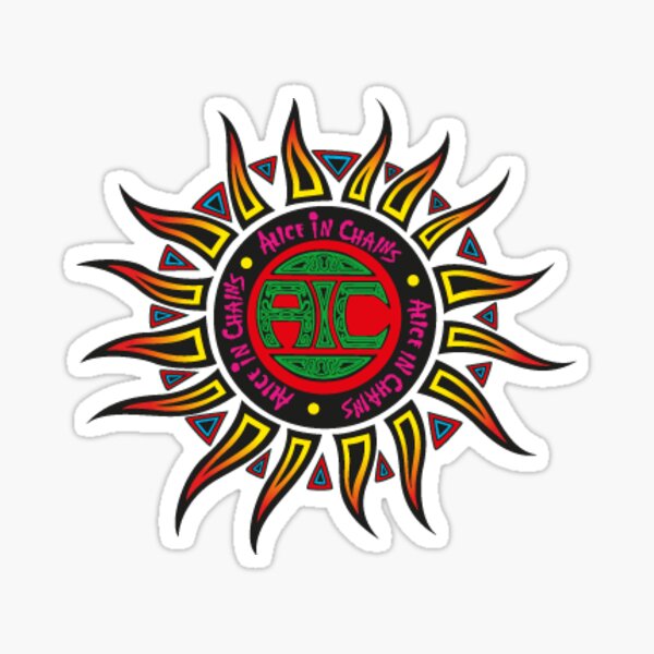 Alice in Chains Sun logo Sticker