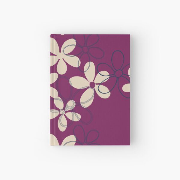 Floret Collection Floral Seamless Surface Pattern Hardcover Journal