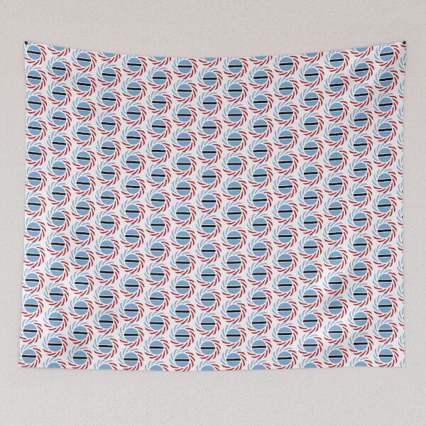 Item preview, Botswana American Multinational Patriot Flag Series designed and sold by Carbon-Fibre Media.