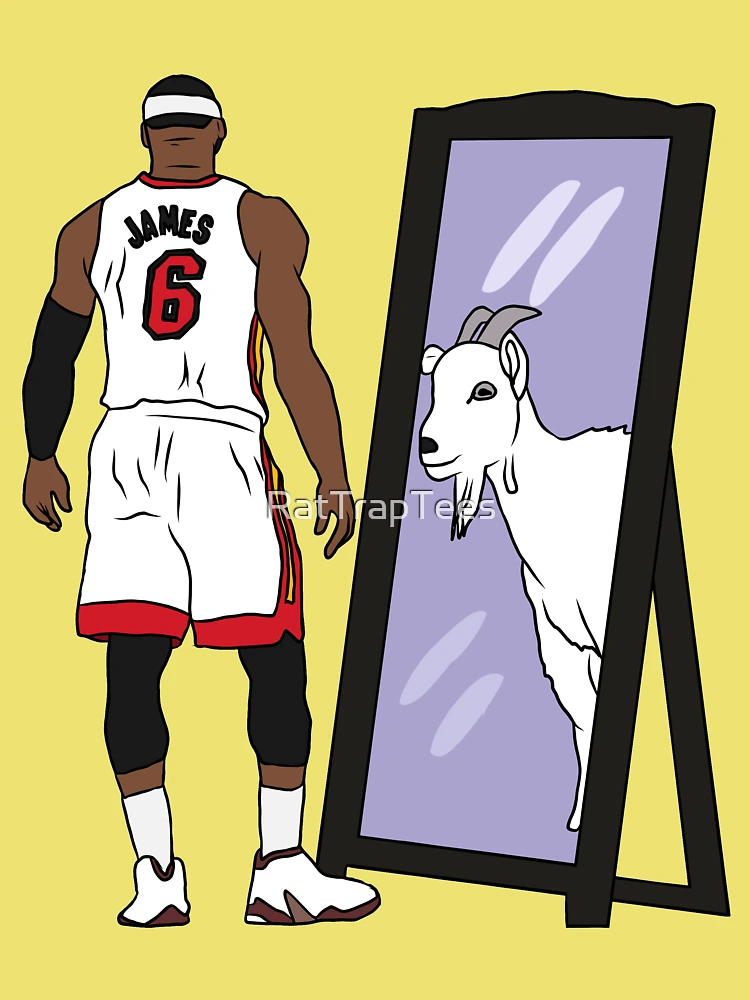 LeBron James Mirror GOAT Miami Kids T Shirt for Sale by RatTrapTees Redbubble