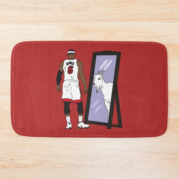 Item preview, LeBron James Mirror GOAT (Miami) designed and sold by RatTrapTees.