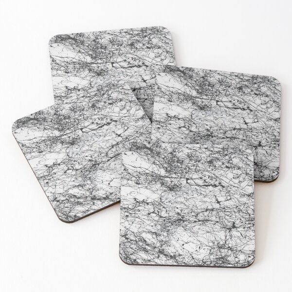 Item preview, Black White Marble Original Abstract Art designed and sold by BCSLight.