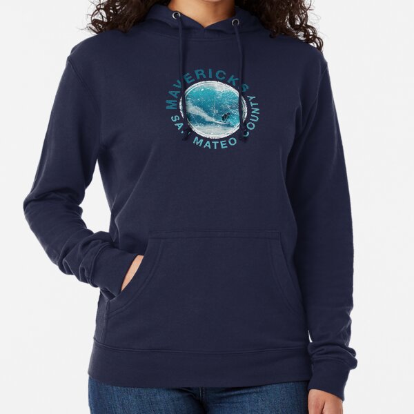 MAVERICKS Half Moon Bay California Big Wave Surfing Lightweight Hoodie