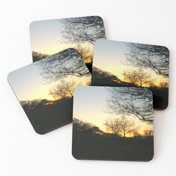 Item preview, Gold and Blue Sunset designed and sold by XaviCarter.