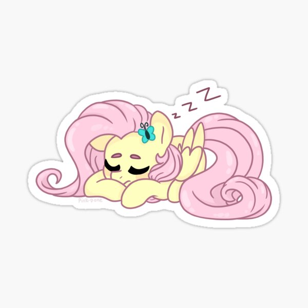 Sleepy Fluttershy Sticker