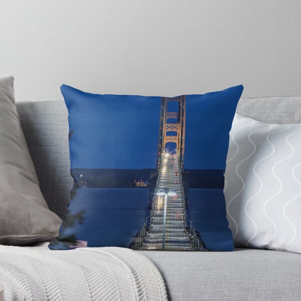 Item preview, Mackinac Bridge at Night designed and sold by Craig Sterken.