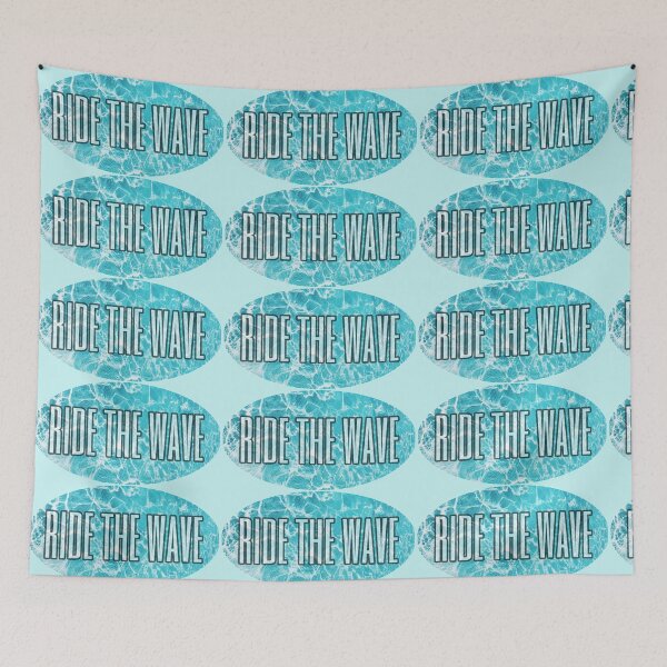 Item preview, Ride the Wave - Blue Ocean  designed and sold by sbolubasz17.