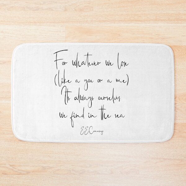 Item preview, For whatever we lose - ee cummings designed and sold by Skippingbird.