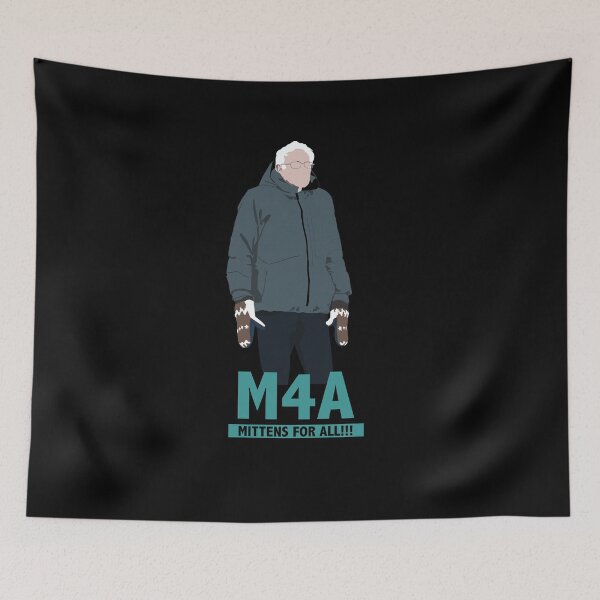 Item preview, Bernie Sanders M4A Mittens For All designed and sold by Hevding.