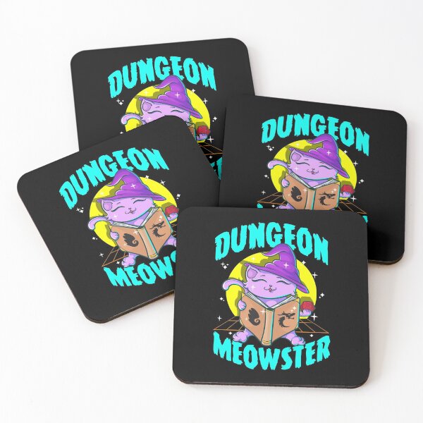 Item preview, Cute & Funny Dungeon Meowster Gamer Cat Pun designed and sold by perfectpresents.