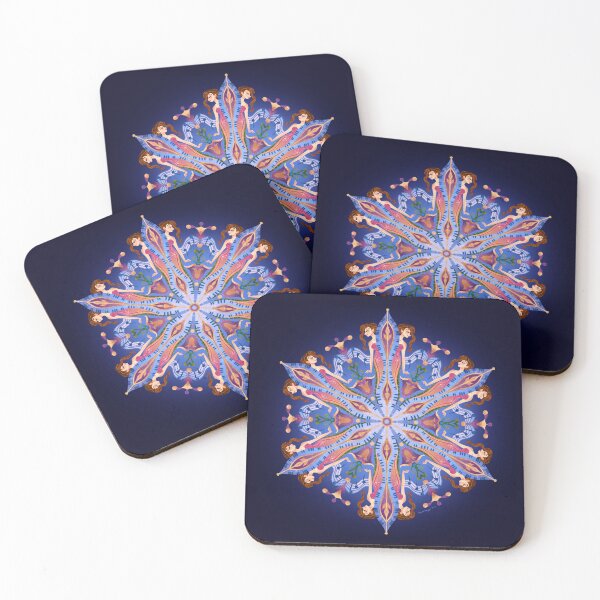 Item preview, Piano Snowflake Mandala Illustration designed and sold by Brittany Barry Art.