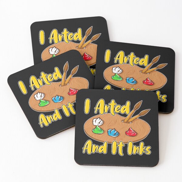 Item preview, Funny I Arted And It Inks Artist Joke Painting Pun designed and sold by perfectpresents.