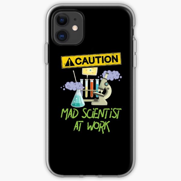 Mad Science Iphone Cases Covers Redbubble - crazy scientist experimenting on us in roblox lab experiment