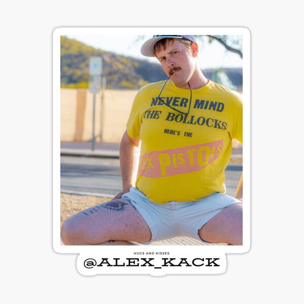 Alex Kack Thirsty Squat Large Sticker