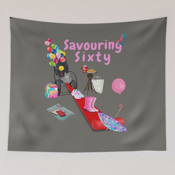 Item preview, Grey Cat Savouring Sixty designed and sold by DAscroft.