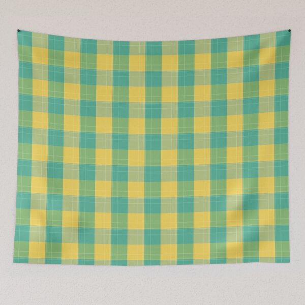 Item preview, Green-Yellow Grid designed and sold by the-outfoxed.