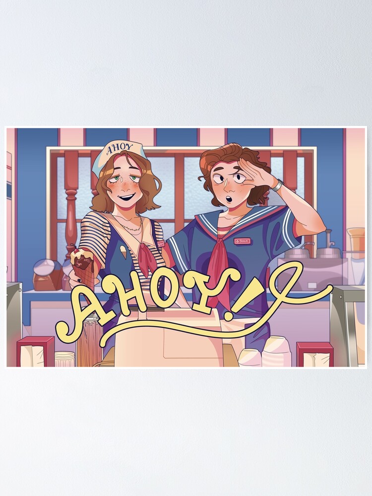 "Scoops Ahoy" Poster for Sale by ohitscosmo Redbubble