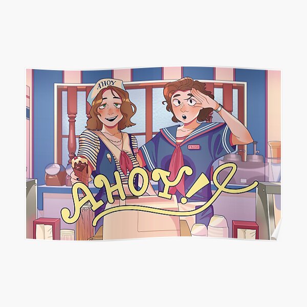 "Scoops Ahoy" Poster for Sale by ohitscosmo Redbubble