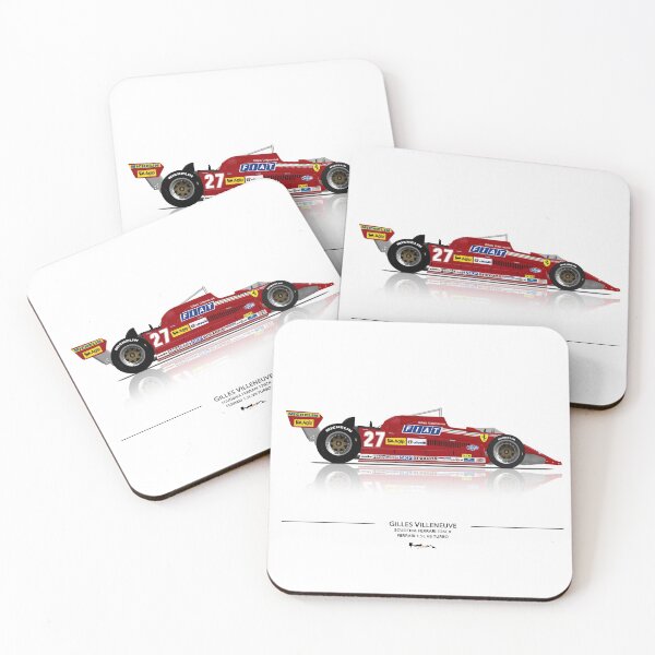 Item preview, Gilles Villeneuve - 126CK - Art Print designed and sold by JageOwen.