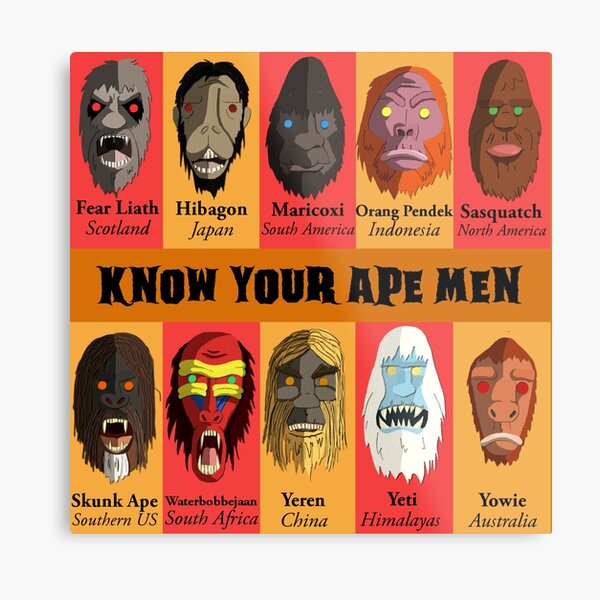 Know Your Ape Men Metal Print