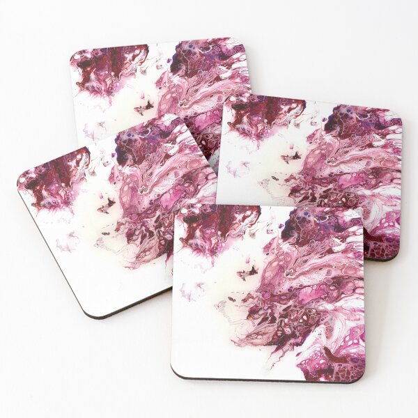 Cherry Dragon Coasters (Set of 4)