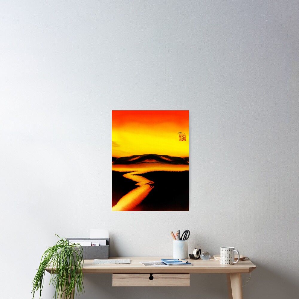 Deep Red Poster