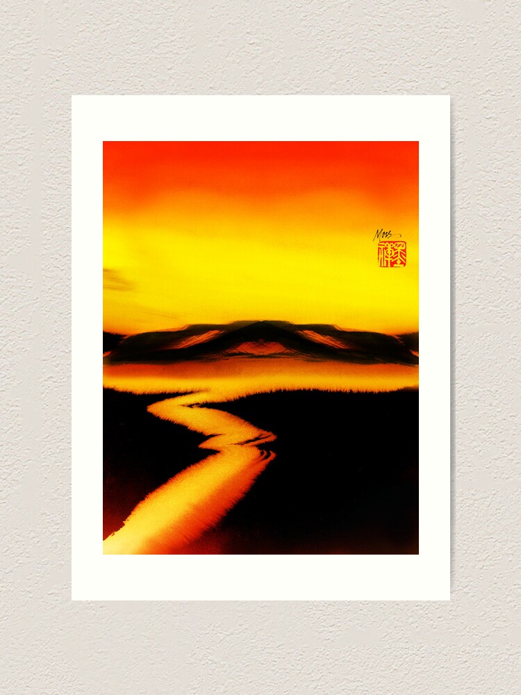 Alternate view of Deep Red Art Print