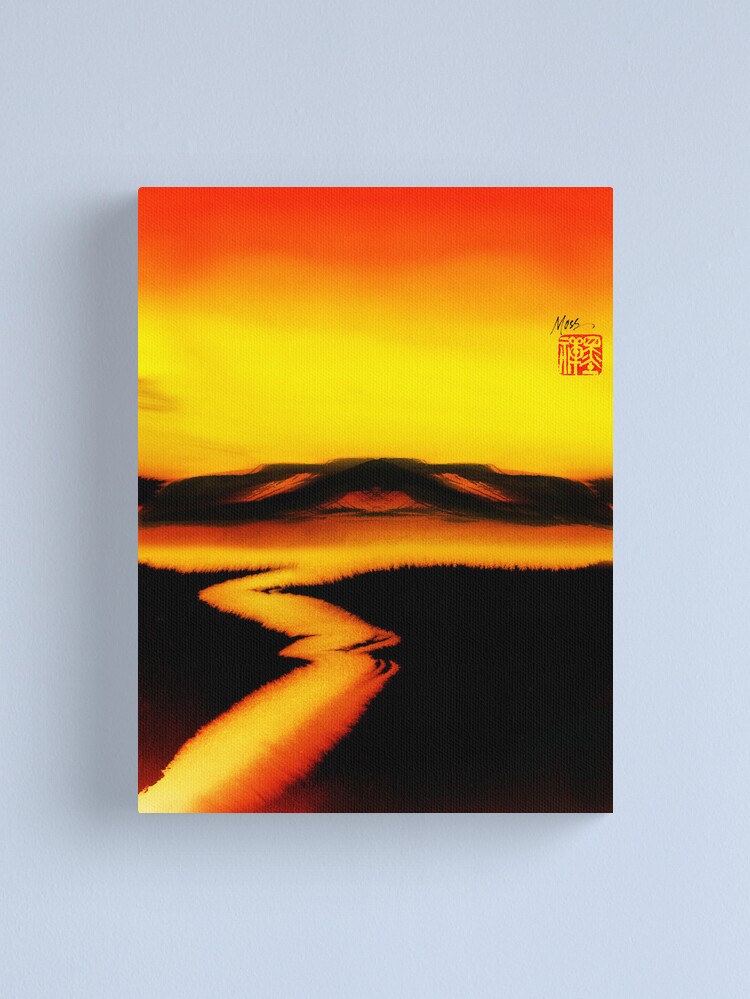 Alternate view of Deep Red Canvas Print