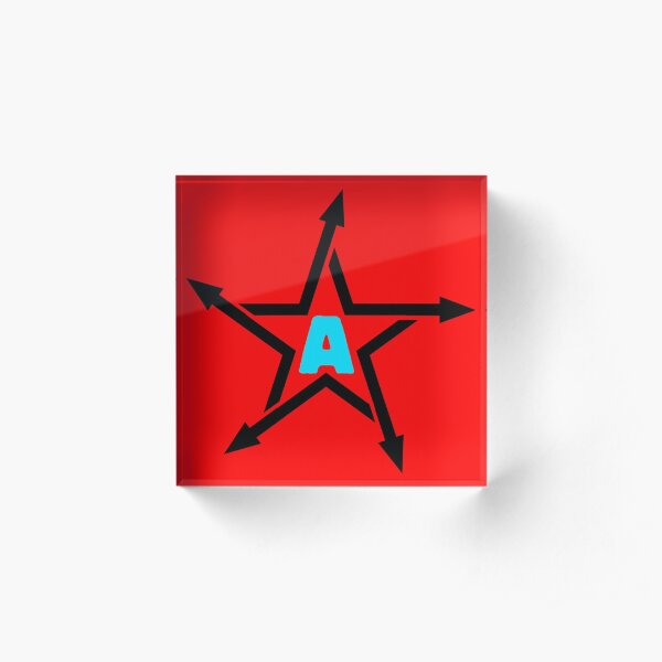 AEROBITARD Star Logo Acrylic Block
