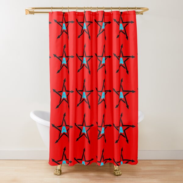 AEROBITARD Star Logo Shower Curtain