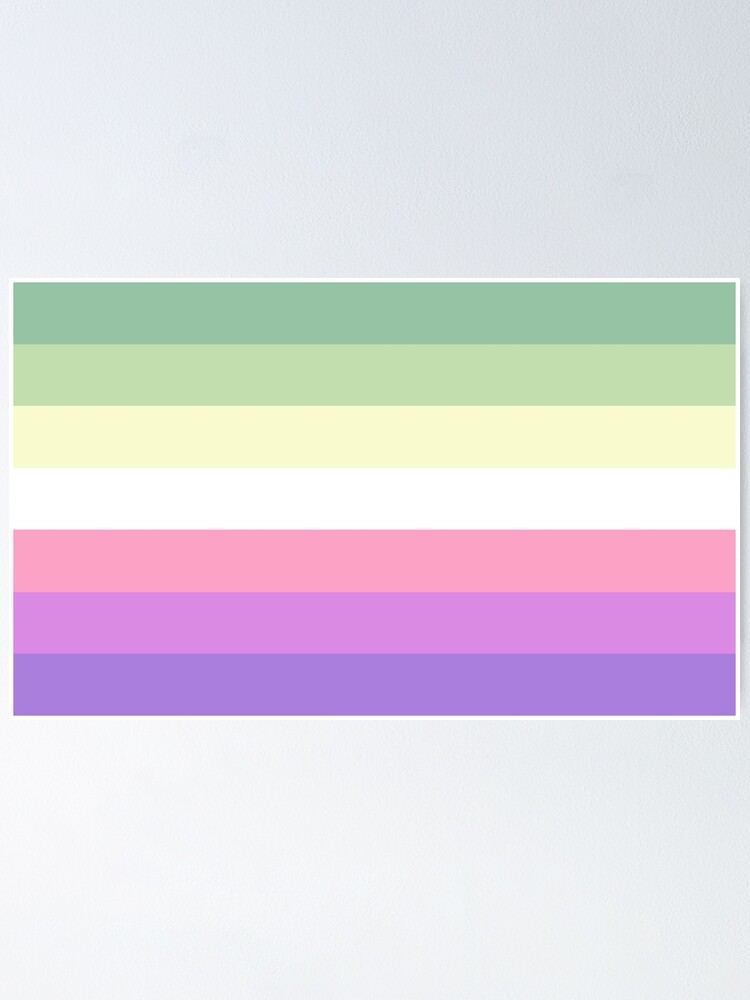 Genderfae Pride Flag Poster By Pastelmemer Redbubble 9753