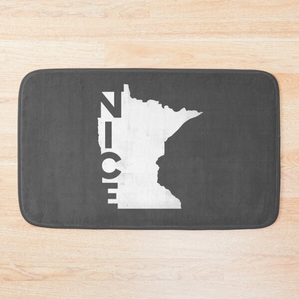 Item preview, Minnesota Nice (Distressed White) designed and sold by Waconia Design Co..