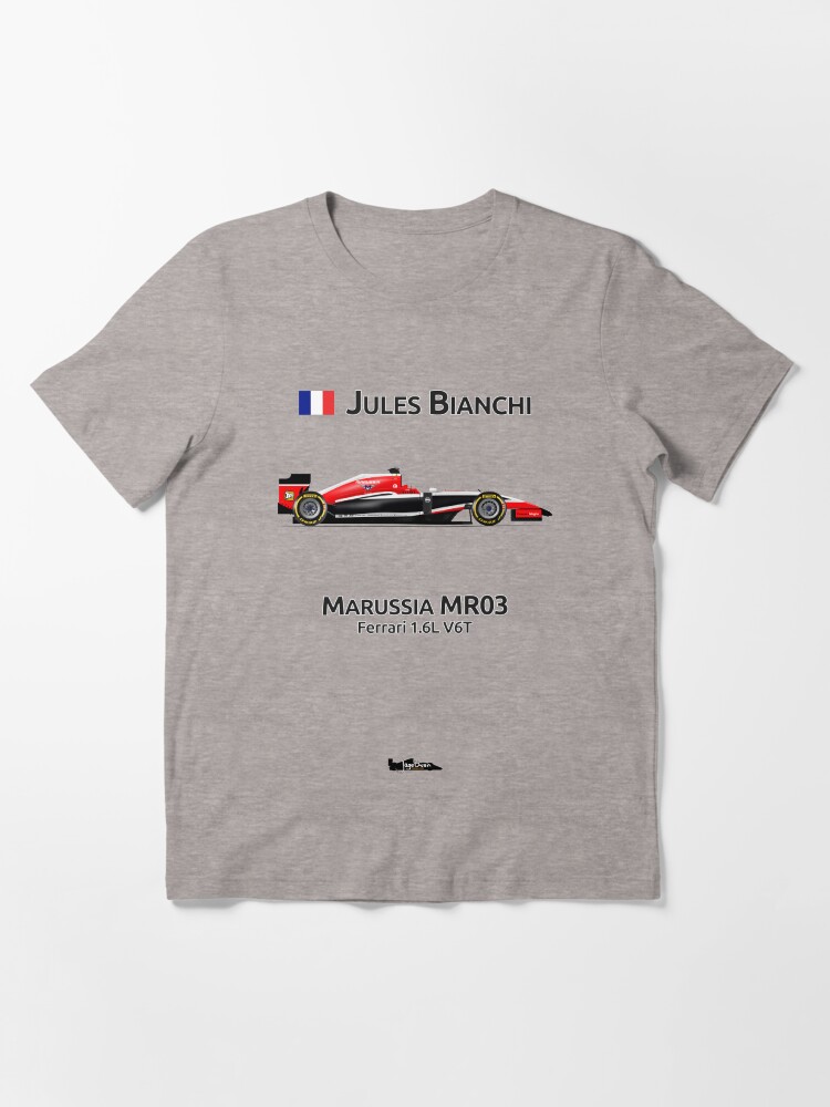Marussia MR03 Jules Bianchi Essential T Shirt for Sale by JageOwen Redbubble